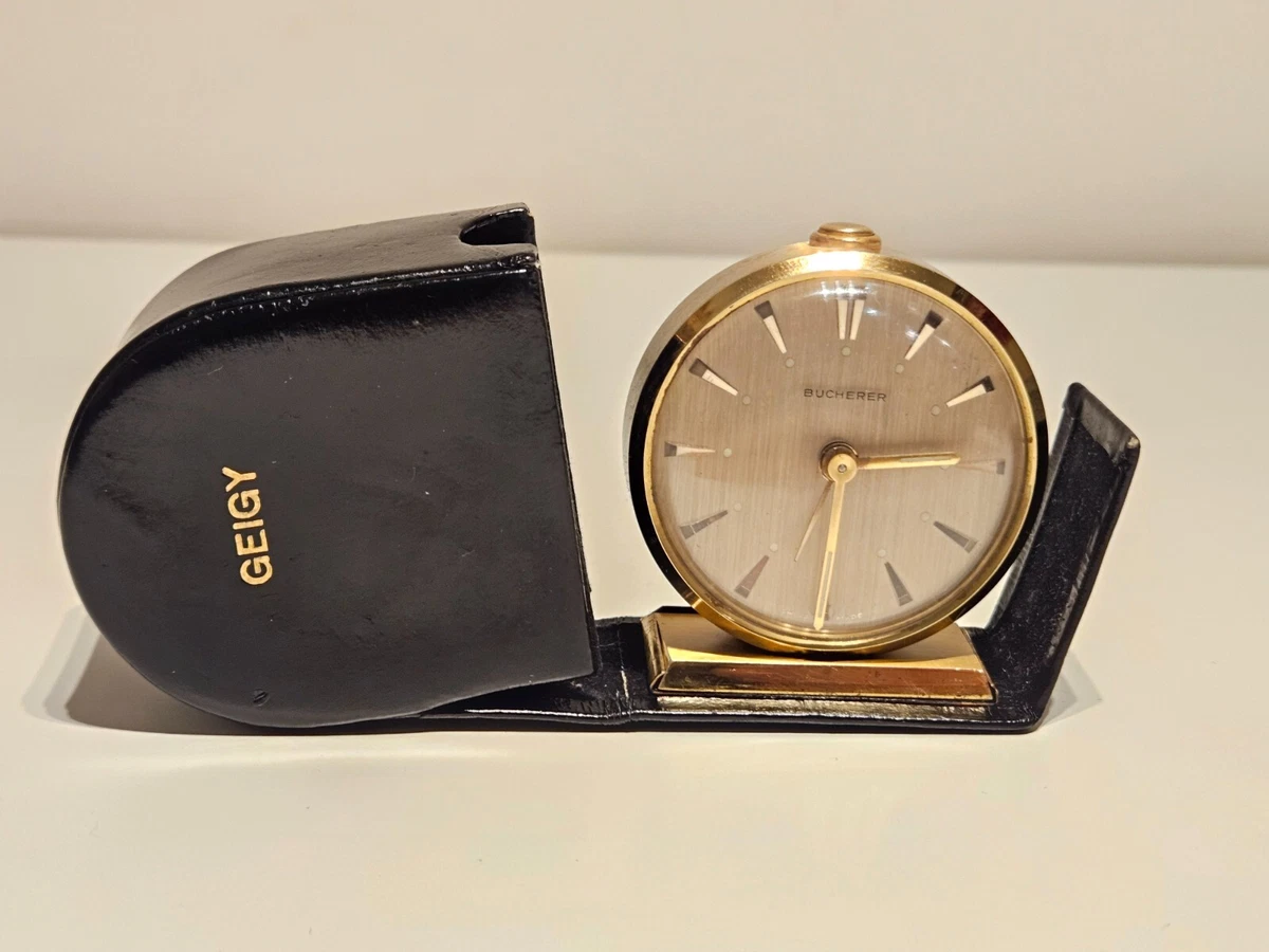 Bucherer Clock In Collectible Alarm Clocks (1930-1969) for sale | eBay