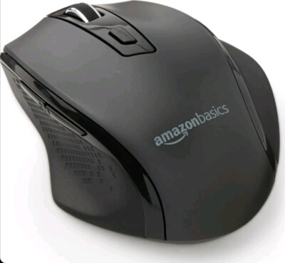 Amazon Basics Ergonomic Wireless PC Mouse