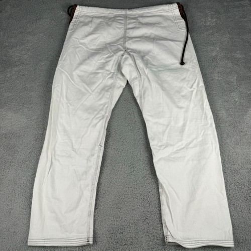 Shoyoroll Jiu Jitsu Gi Uniform Pants Adult A3S White Custom Fit Drawstring - Picture 11 of 13