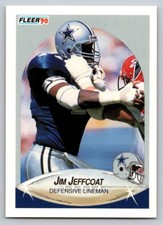 1990 Fleer - #390 Jim Jeffcoat