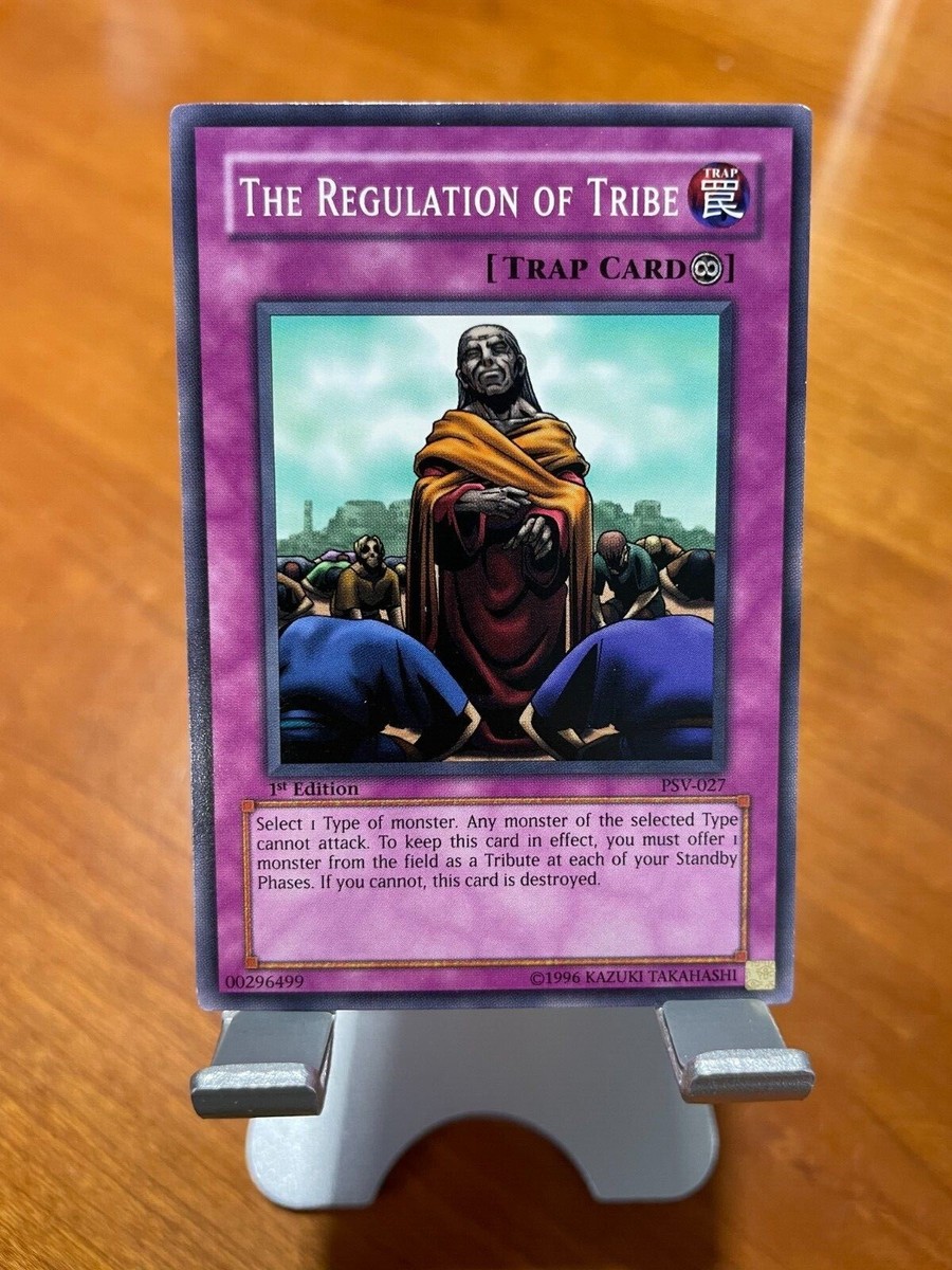 Yu-Gi-Oh! Carta 'The Regulation Of Tribe' (PSV-027) | 1st Edition - Common Da Pharaoh's Servant