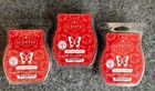 Scentsy ~ RED CURRANT WREATH ~ Lot Of 3 Wax Bars ~ New