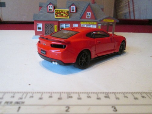 Diecast Camaro ZL1 2017 Kinsmart Red and Black Doors Open Friction Drive XLNT - Picture 12 of 12