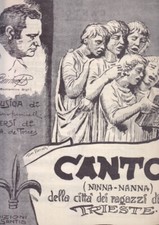 spartito CANTO DELLA CITTA’ DEI RAGAZZI DI TRIESTE Piccinelli, de Torres
