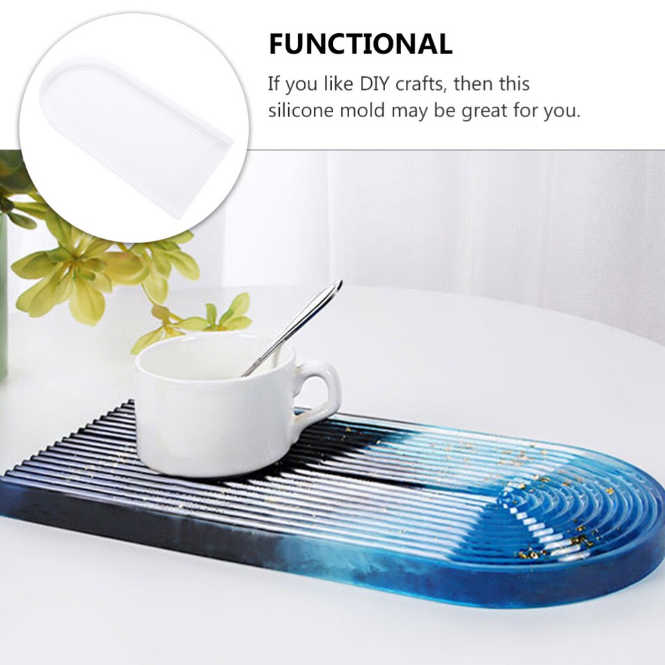 Jewelry Holder Plate Saucer Mold Teaware Accessories Easy to Use Tray