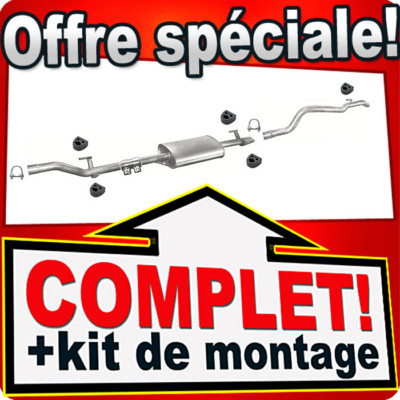 Kit échappement Pour Mercedes Sprinter 208 211 213 216 CDI XLWB - Sans Catalyseur - Garantie 30 Mois