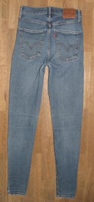 Damen- LEVI`S  PREMIUM MILE HIGH SUPER SKINNY JEANS / LEVIS  in blau W27 / L30