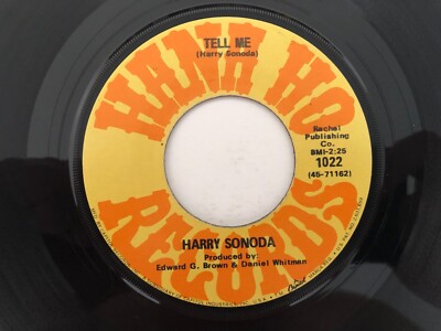 '68 Hawaii Pop Rock 45 HARRY SONODA Tell Me HANA HO hear