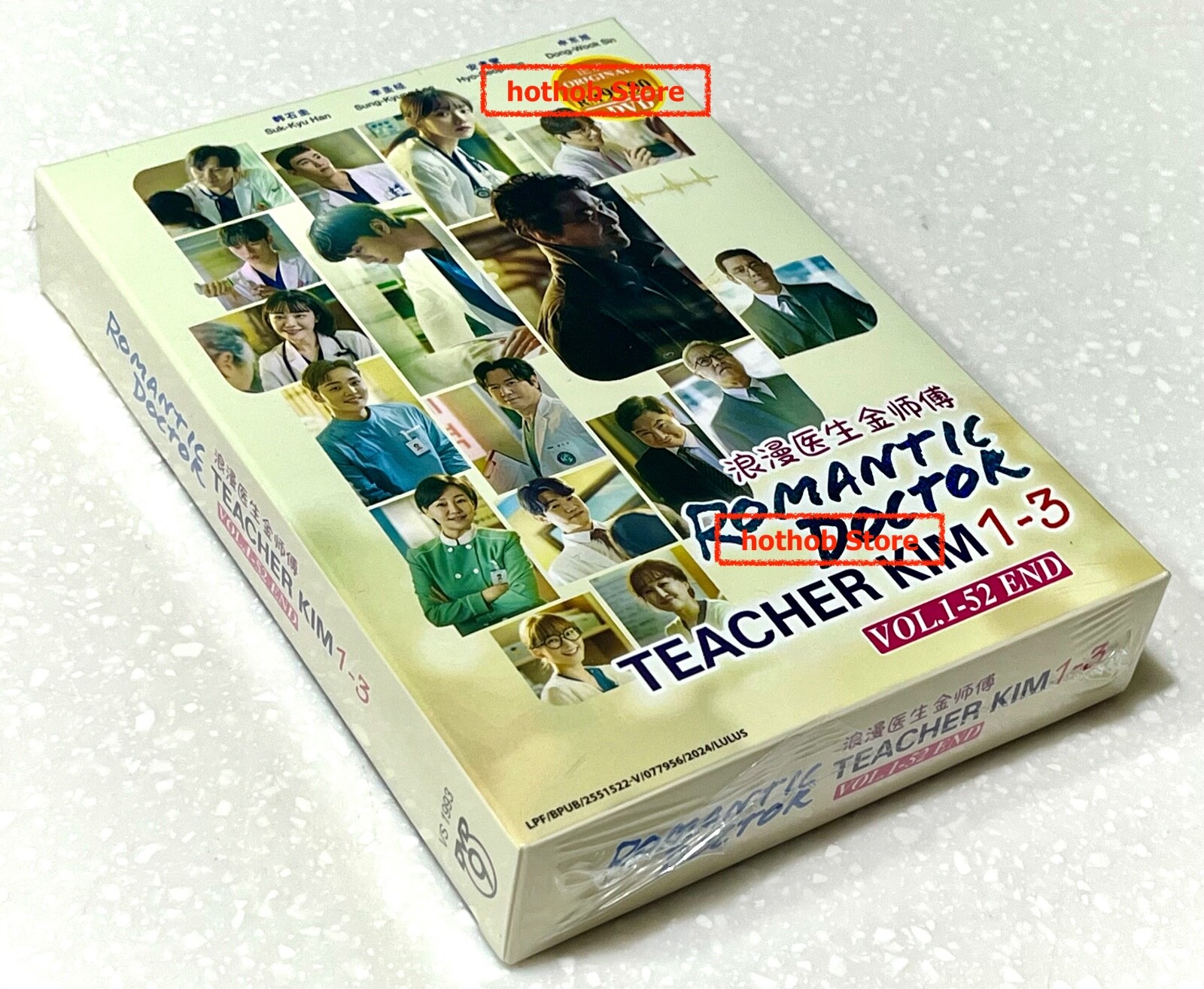 Dr. Romantic / Romantic Doctor, Teacher Kim (Season 1-3: VOL. 1 - 52 End) ~ DVD~