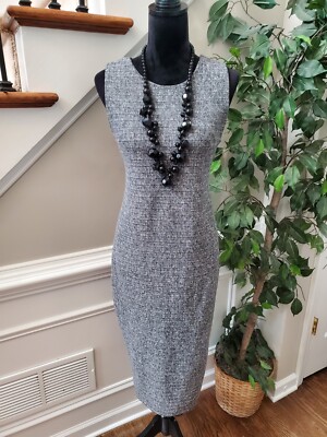 Noni Teen Women's Gray Polyester Round Neck Sleeveless Knee - Main Image