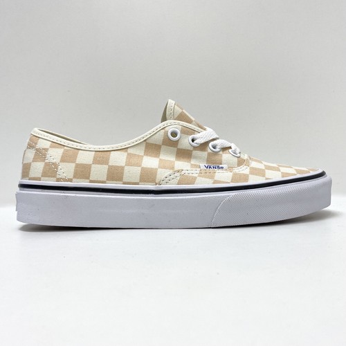 vans authentic checkerboard apricot