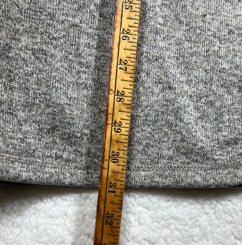 Eddie Bauer Herren 1/4 Zip Pullover grau meliert - Strick/Fleece Gr. Lg/Tall. - Bild 11 von 13