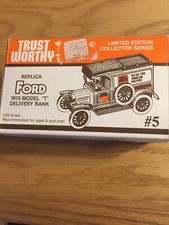 Trustworthy 1913 Ford Model T Truck Diecast Ertl Bank 9744 1989 NIB