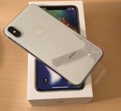 Apple iPhone X 64GB Silver A1865 Factory Unlocked Used Smartphone