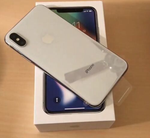 ﹙EXCELLENT﹚Apple iPhone X - 64GB SILVER A1865【FACTORY UNLOCKED】ALL / ANY CARRIER - Afbeelding 1 van 4