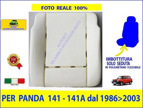 2 Polsterung Sitz Sitzend + Set Riemen Für Panda 4x4 Produziert Von 1986/2003 - Bild 3 von 6