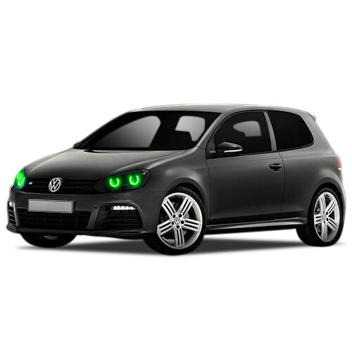 RGB Multi Color RF Headlight Halo kit for Volkswagen Golf 10-13 - Picture 3 of 6