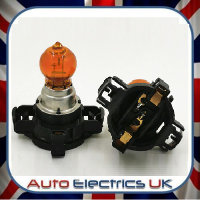 BRANDNEU GLÜHBIRNE BLINKER PY24W 24W GELB FÜR VAUXHALL ASTRA CORSA