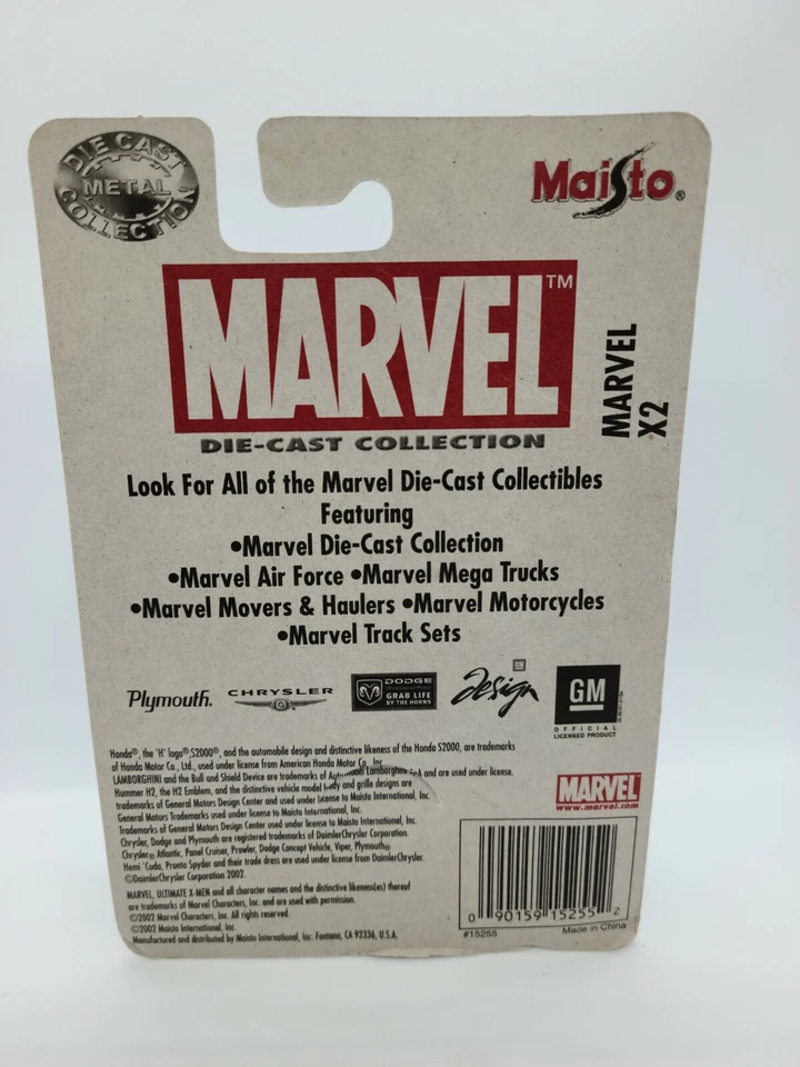 Colección Die-Cast Marvel Chrysler Atlanic STORM y Chrysler Prowler ROGUE Nuevo Foto 2 de 2