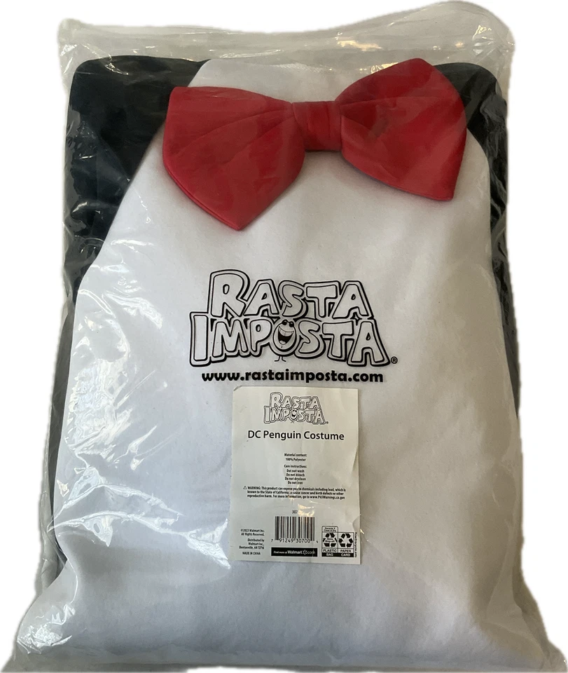 Disfraz de pingüino Rasta Imposta adulto talla única multicolor Foto 3 de 4