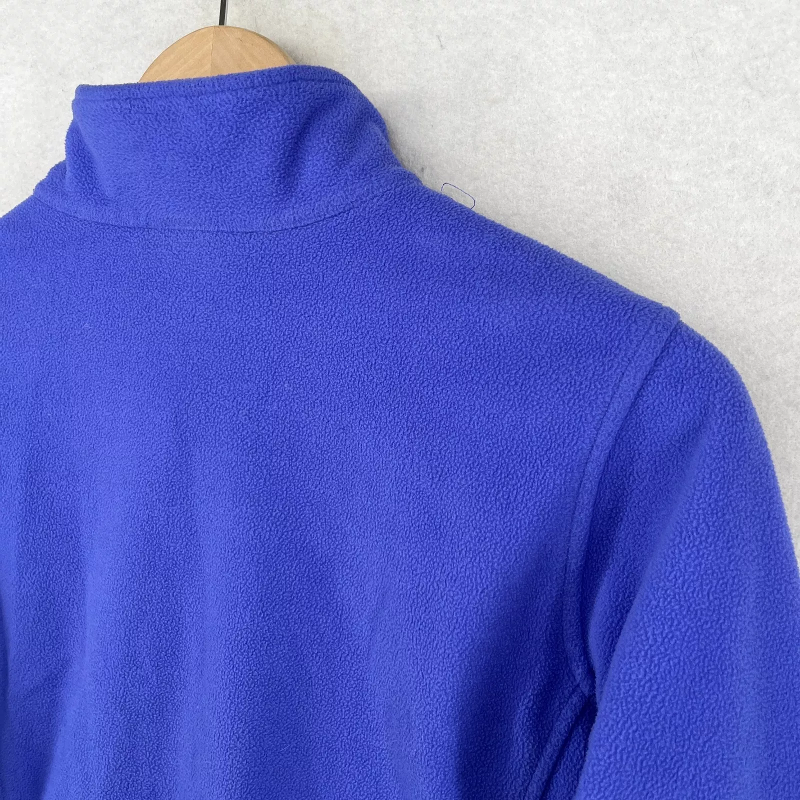 north-face fleece liner full zip purple jacket
