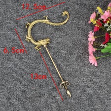 Chinese Brass Dragon Hook Pet Bird Cage Hangi...