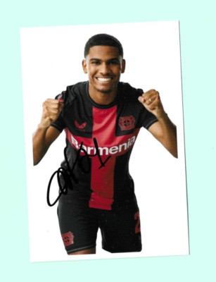 Amine Adli MAR Bayer Leverkusen persönlich ges Foto 10x15  original Autogramm
