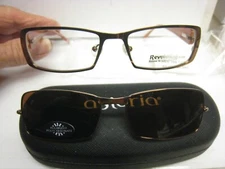 Revolution Eyeglass  DEMO Frame W/ Magnet sun shade REV755 CORT 52-17-135 w/case
