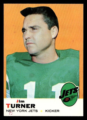 1969 Topps #29 Jim Turner Near Mint NY Jets