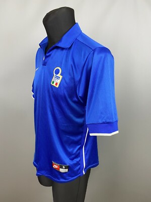 ITALY 1997 1998 HOME SHIRT FOOTBALL SOCCER JERSEY NIKE MENS SIZE S