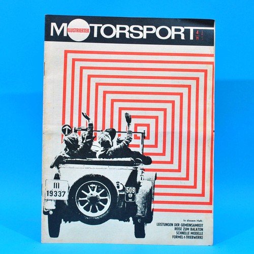 DDR Illustrierter Motorsport IMS 4/1971 Ford GT 70 Matra Simca Balaton WM