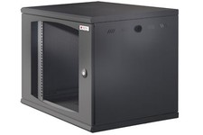 Techly Professional Armadio Rack 19'' a muro 10U sezione unica P 500mm Porta Gri