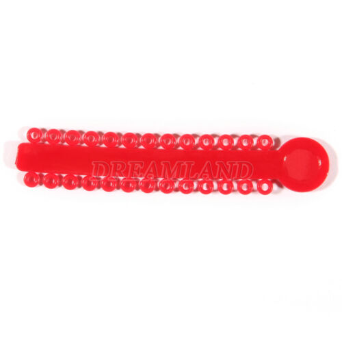 1040 Stck. Ligaturkrawatte Zahnkieferorthopädie Ring Elastisch Latexbänder 45 Farben - Bild 223 von 496
