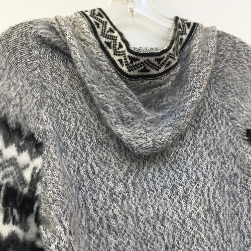 Peruvian Rasta Alpaca Ethnic Native American Wool Sweater Hoodie Made in Peru - 第 9/52 張圖片