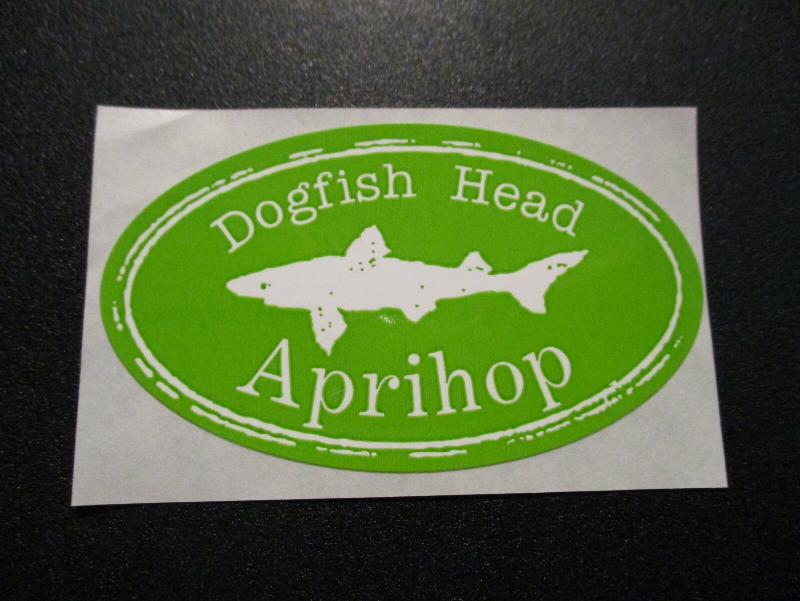 DOGFISH HEAD Aprihop tap STICKER decal craft beer dog fish brewing brewery