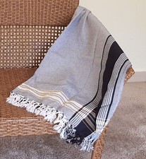 Kikoi africano, Kikoy Beach Wrap, pareo, sarong, sciarpa, scialle, grigio