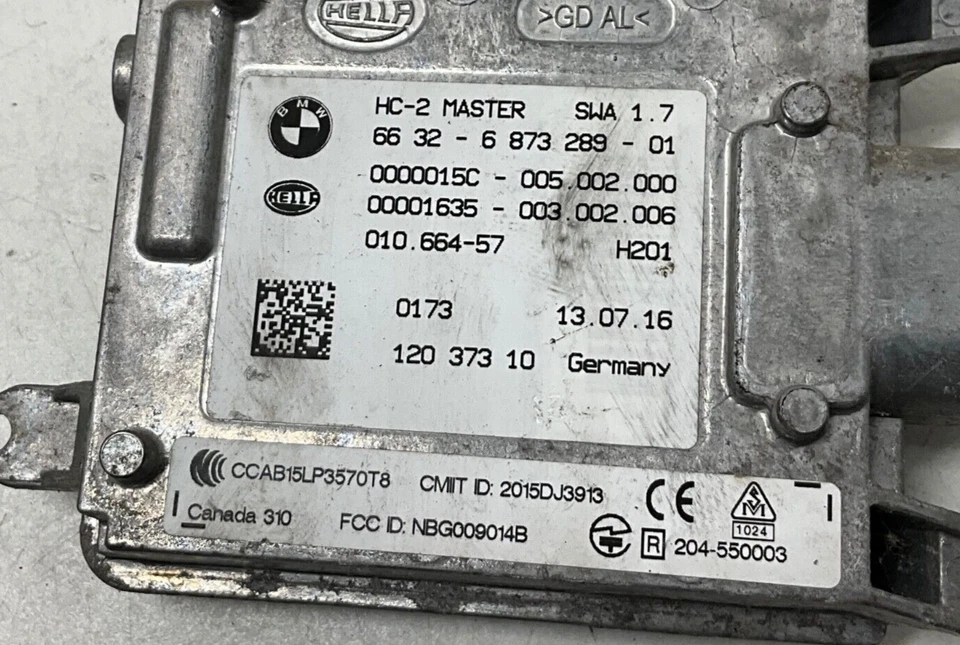 Датчик предупреждения задней левой полосы движения 2017 BMW X5 12037310 от оригинального производителя - Изображение 4 из 4