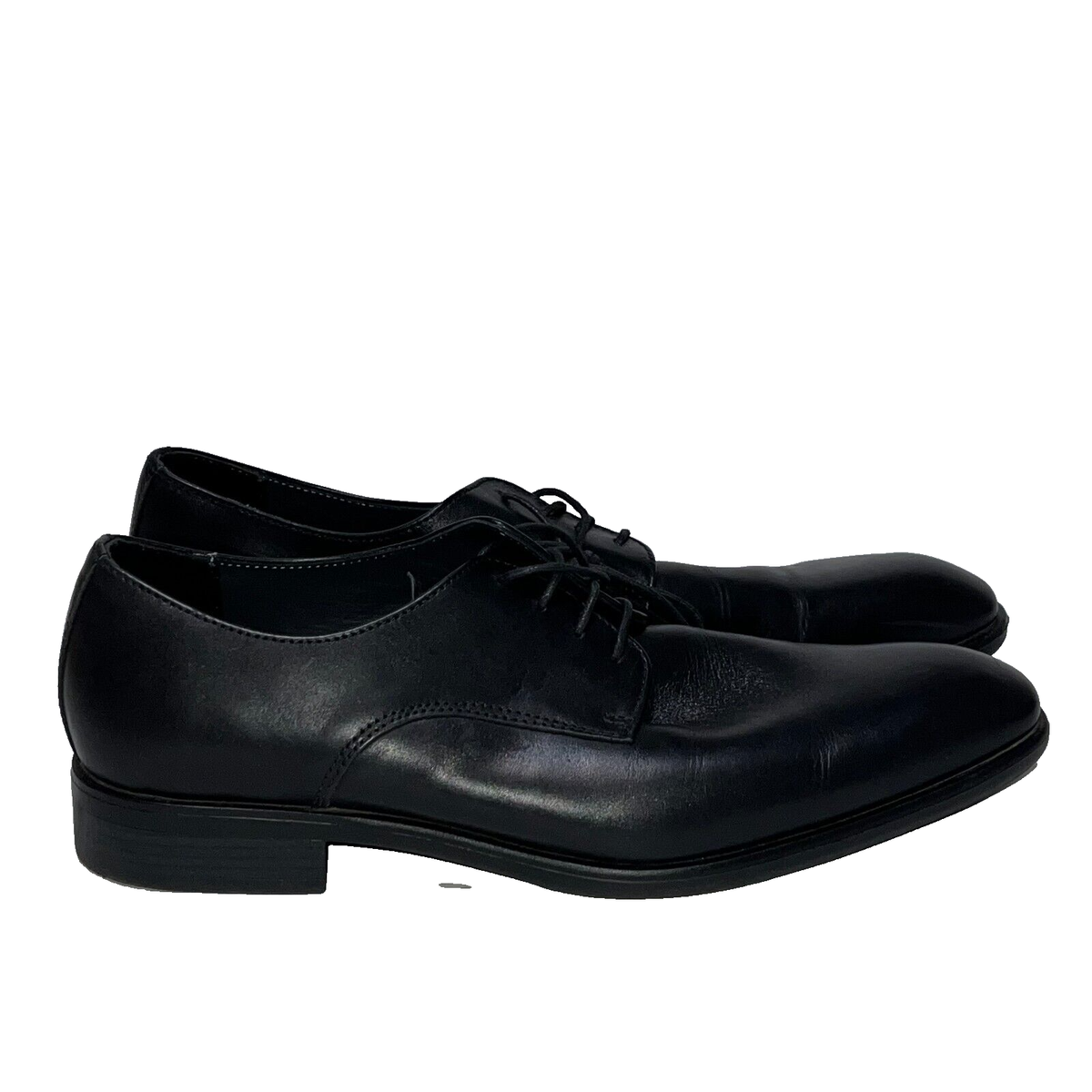 Vittorio Russo Marco Leather Derby Leather Mens Black Dress  display picture 3