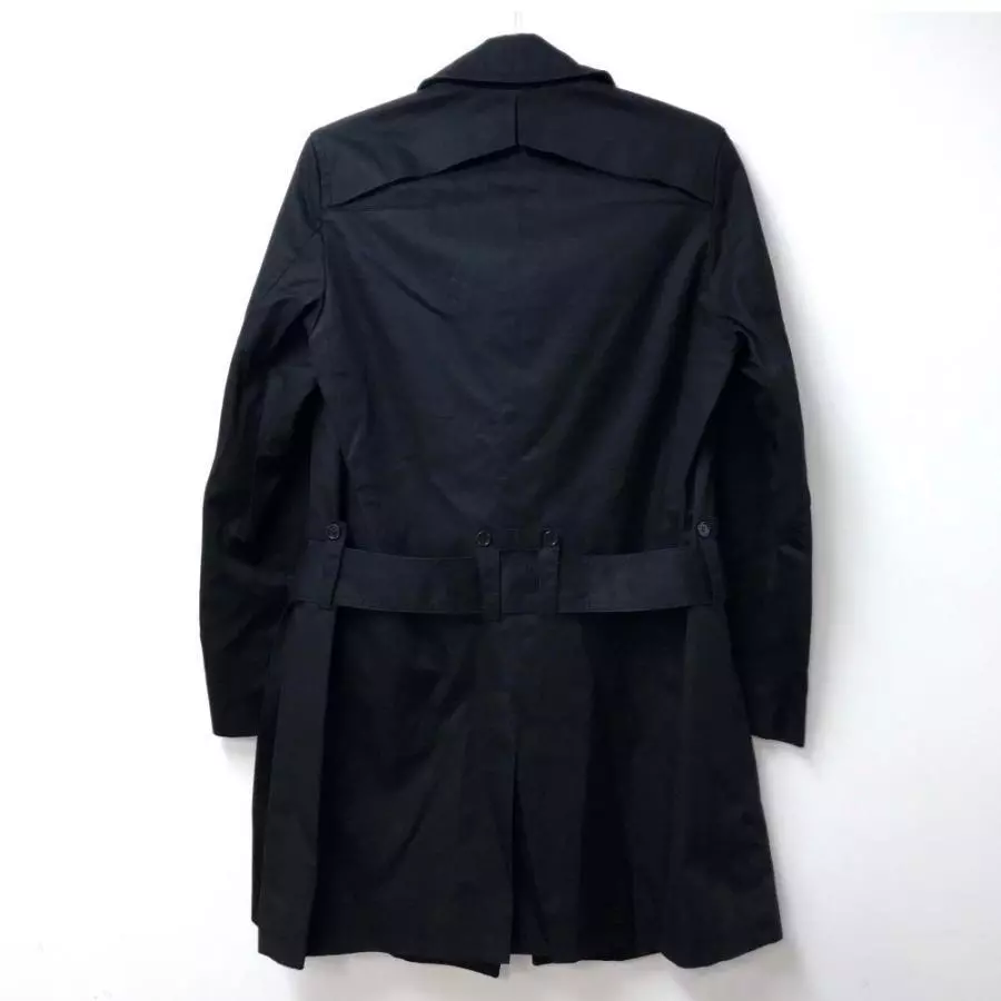 Manteau de printemps DIOR HOMME avec trench coat ceinture noir pour hommes