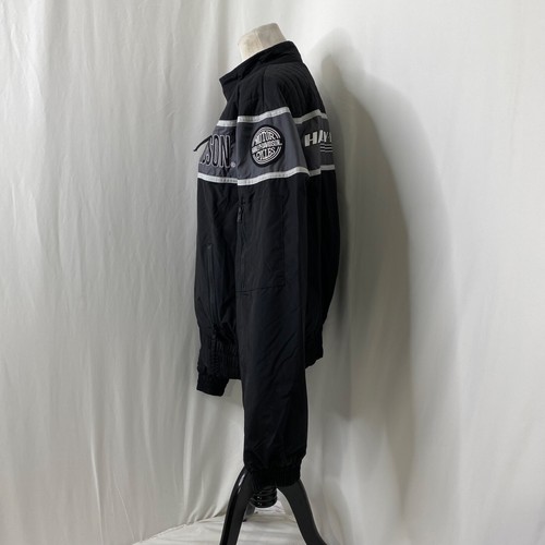 Herren Softshelljacke Large Harley Davidson schwarz und grau Full Zip Vintage - Bild 8 von 13