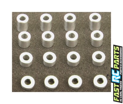 Hot Racing M3 Aluminum Standoff Spacer Set (4x)(2-4-6-8mm) SPC3006