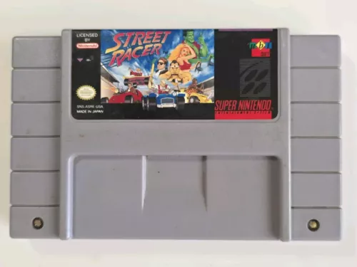 Street Racer (Super Nintendo SNES) Cleaned Tested Authentic
