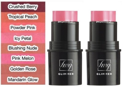 Lot of 2 - Avon Be Blushed Cheek Color CRUSHED BERRY Dewy Finish NIB Discontd