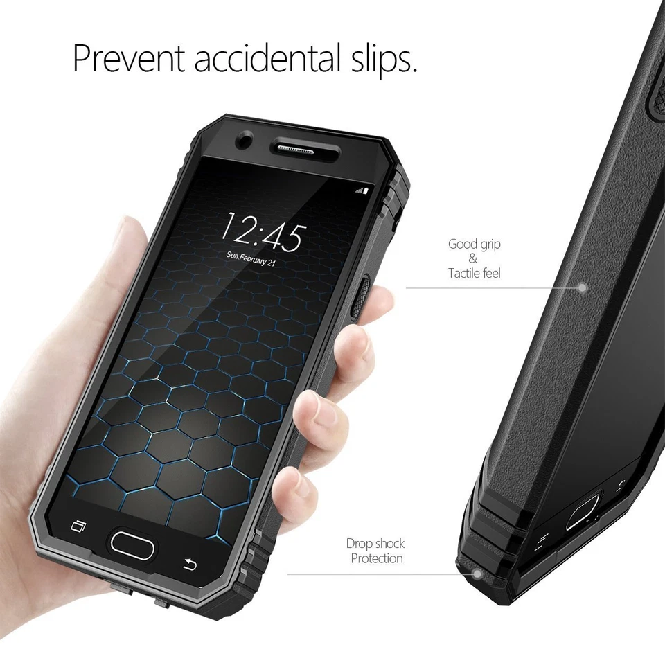 Ударопрочный чехол для Samsung J3 (2017) Poetic с протектором экрана - Изображение 4 из 4