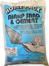 Home Pack Sharp Sand and Cement Ready to Use 5kg , 10kg , 20kg UK