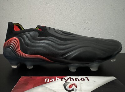 Adidas Copa Sense+ FG Soccer Cleats GW3608 Black Solar Red Mens Size 12.5