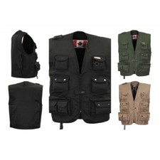 Outdoor Weste schwere Ausführung Jagd Angeln Wandern Trekking Freizeit Jacke