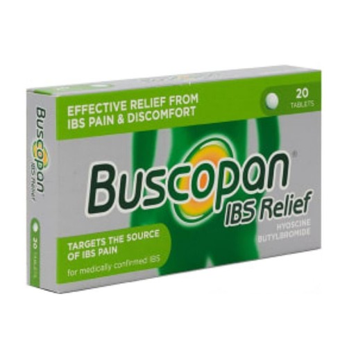 Buscopan IBS Relief 20 Tablets Helps Relieve Stomach Cramps