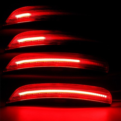 For 2015-2020 Dodge Charger 4Pcs Dynamic LED Side Marker Bumper Indicator Light - Picture 4 of 10