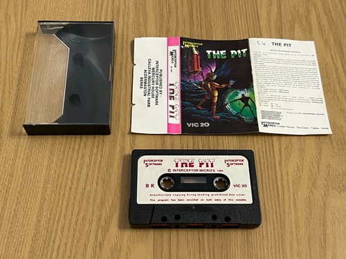 VIC 20 Interceptor Micro's The Pit Cassette - Working -👽👾Retro Gift Idea👾👽 - Afbeelding 6 van 12